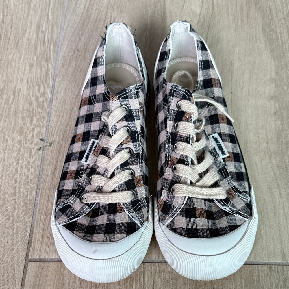 Checkered Canvas Sneakers